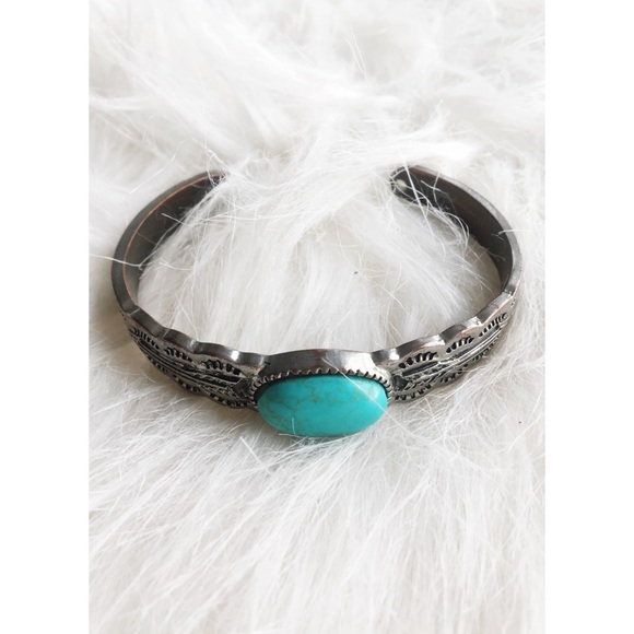 Francesca's Collections Jewelry - Francesca’s | Turquoise and Silver Arm Cuff